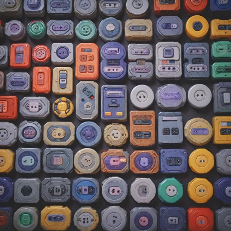 Exploring the unique colors of Super Nintendo power buttons