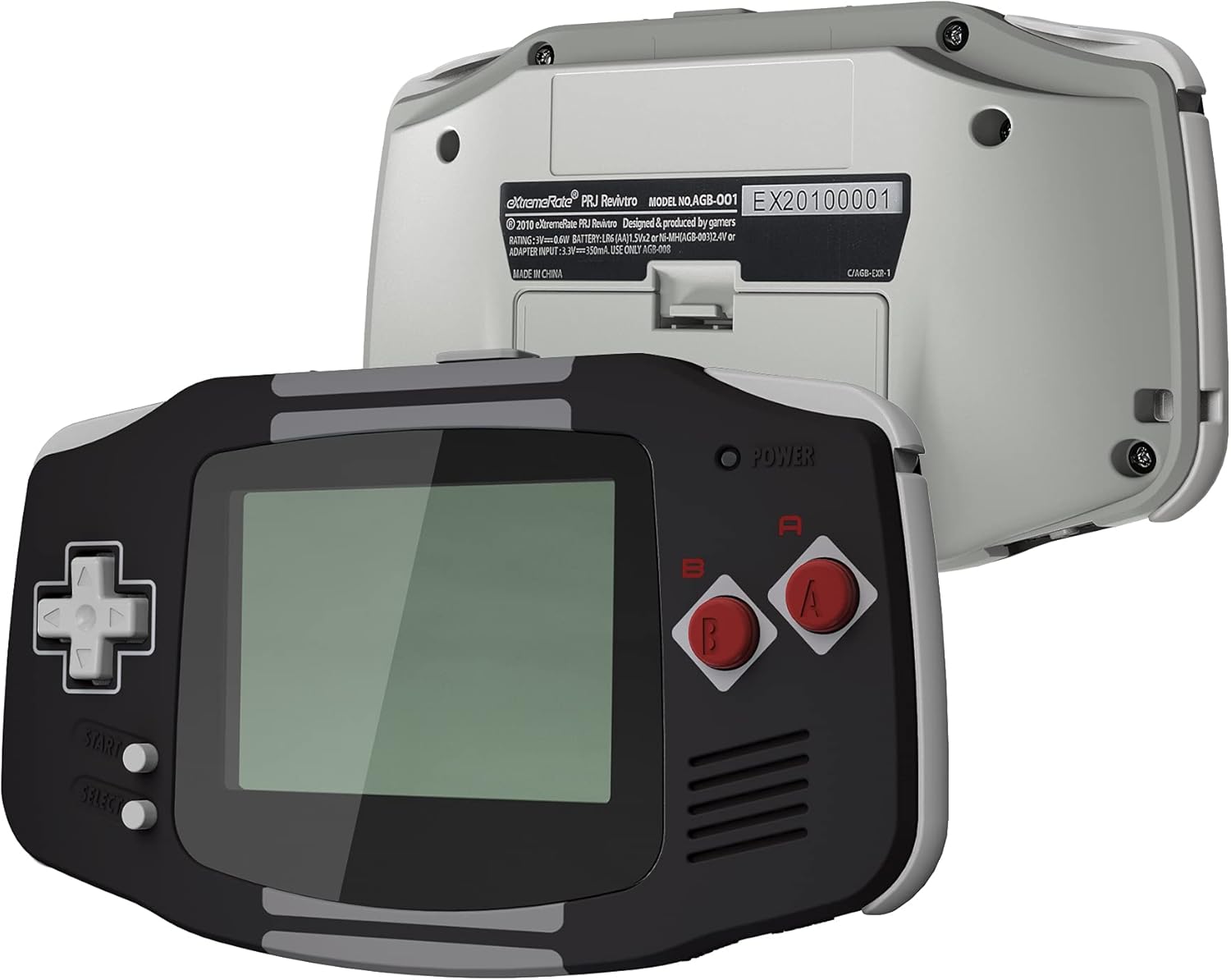 IPS Ready Upgraded eXtremeRate Classics NES Style Replacement Shell Full Housing Cover Buttons for Gameboy Advance GBA – Compatible with Both IPS & Standard LCD –Console & IPS Screen NOT Included Classic NES style