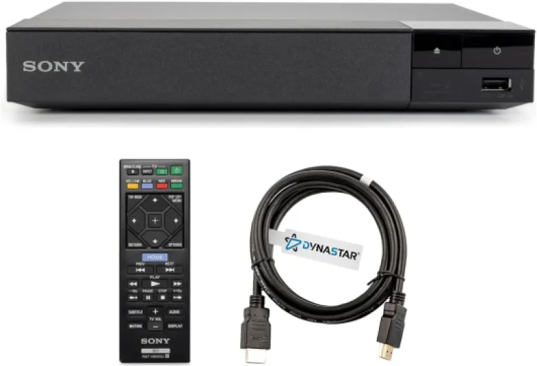 Region Free Blu-ray Player Compatible with Sony BDP-S1700 Multi Region Code Free - Blu-ray Regions A, B, C - DVD Regions 0-8 with Dynastar 6FT HDMI Bundle