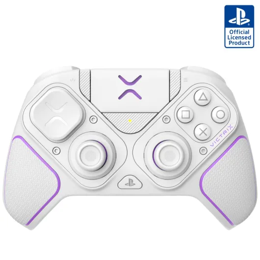 Victrix Pro BFG Wireless Gaming Controller for Playstation 5 / PS5, PS4, PC, Modular Esports Gamepad, Remappable Buttons, Customizable Triggers/Paddles/D-Pad/Fightpad, PC App, White