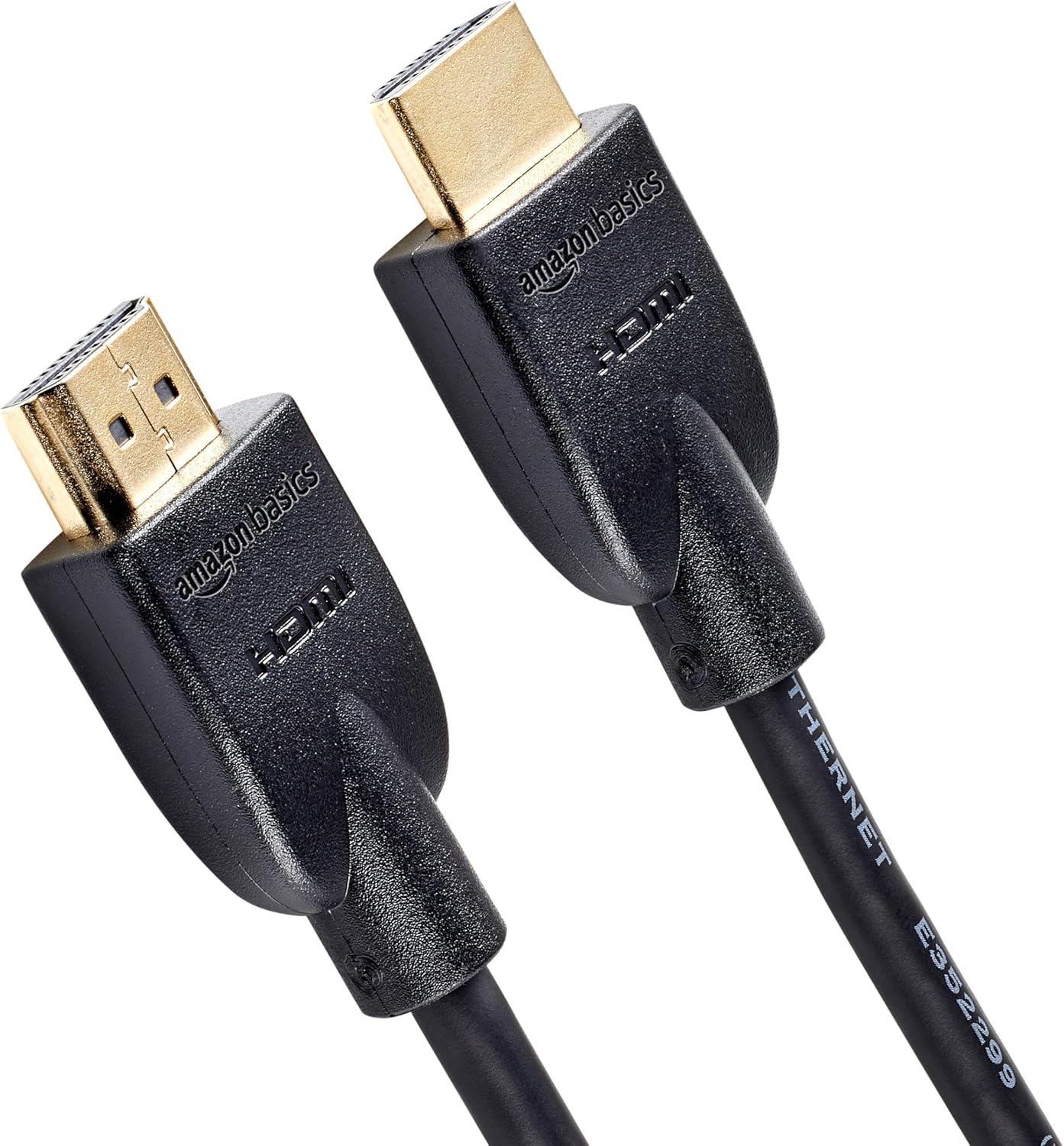 HDMI Cable, 10ft, 4K@60Hz, High-Speed 4K HDMI 2.0 Cord (18Gbps), 2160p, 48 bit, Compatible with TV/PS5/Xbox/Roku, Black 10 Feet 1-Pack