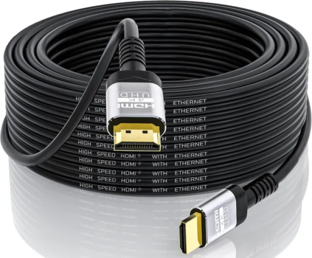 4K HDMI Cable 50Ft - High Speed HDMI 2.0 Cable 4K@60Hz 2K 1080P 3D ARC Ethernet HDMI Cord - for UHD TV Monitor Laptop Xbox PS4/PS5 ect (15m)