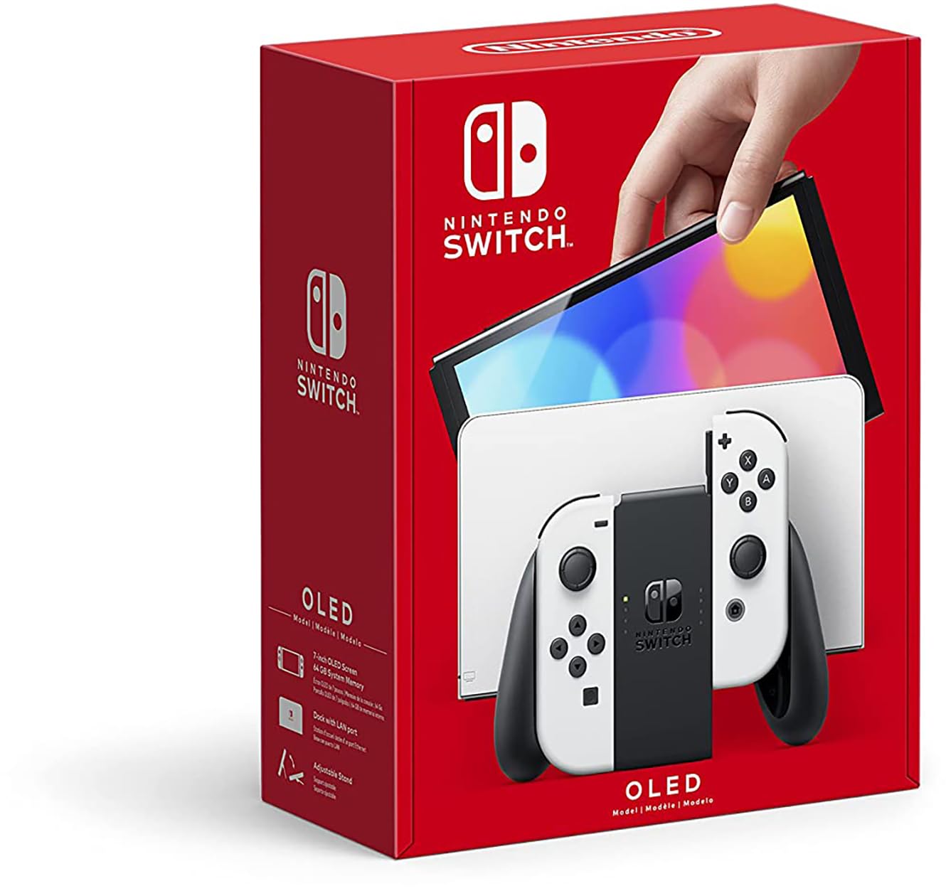 Switch – OLED Model w/White Joy-Con White Console