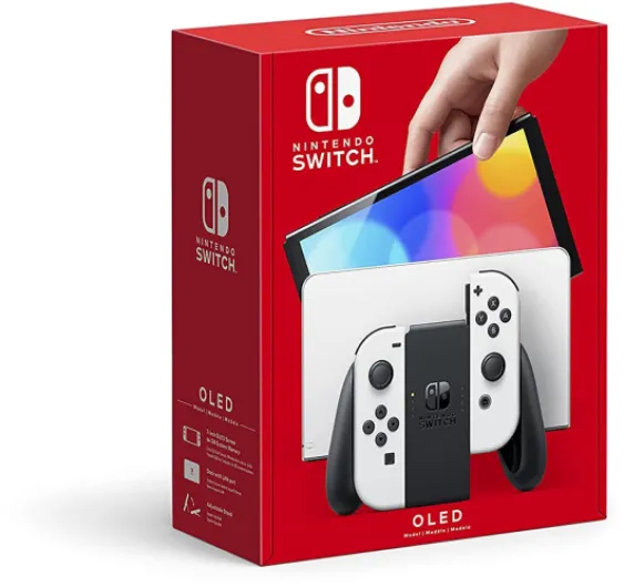 Switch – OLED Model w/White Joy-Con White Console
