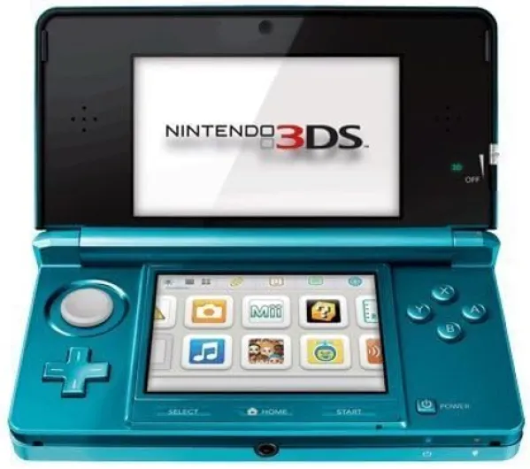 Nintendo 3DS Handheld System - Aqua Blue (Renewed)