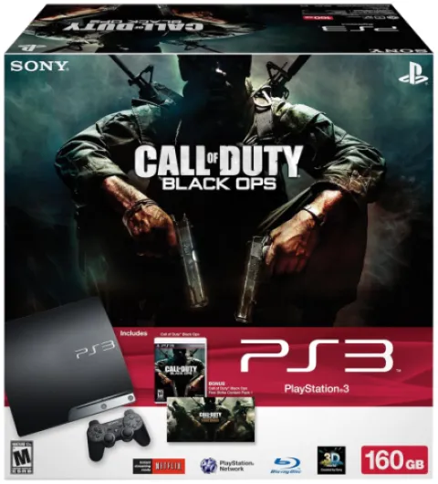 3 160GB Call of Duty: Black Ops Bundle