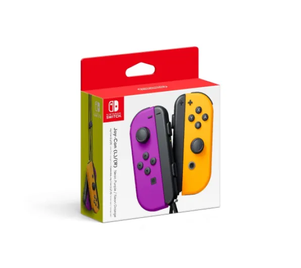 Neon Purple/Neon Orange Joy-Con (L-R) - Switch Neon Purple and Neon Orange Joy-Con (L)/(R)