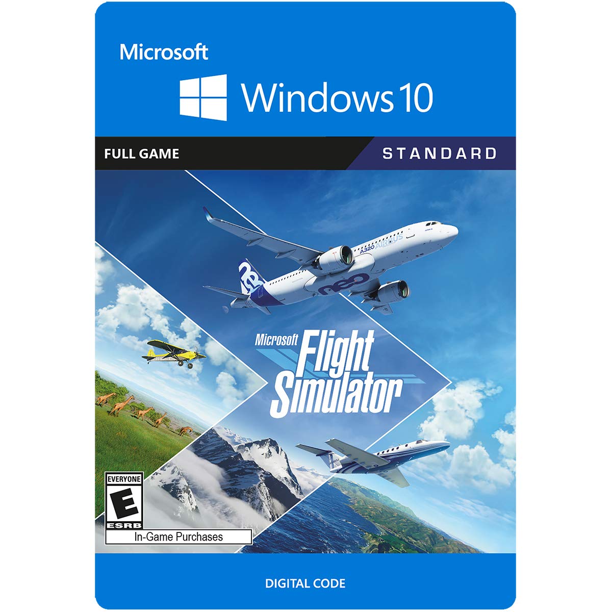 Microsoft Flight Simulator: Standard Edition – Windows 10 [Digital Code] PC [Digital Code] Standard