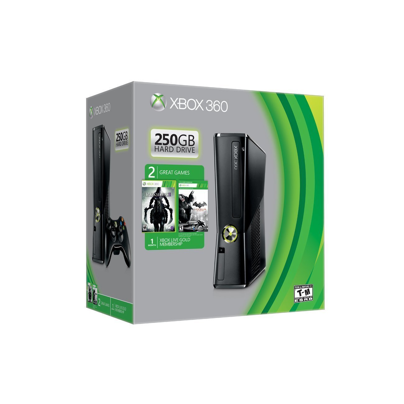Microsoft Xbox 360 250GB Spring Value Bundle (Renewed)