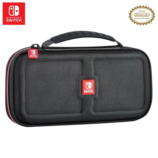 R.D.S - INDUSTRIES, INC - – Game Traveler Deluxe Licensed Travel Case Designed for Nintendo Switch, Lite, OLED, Black Small (NNS40)