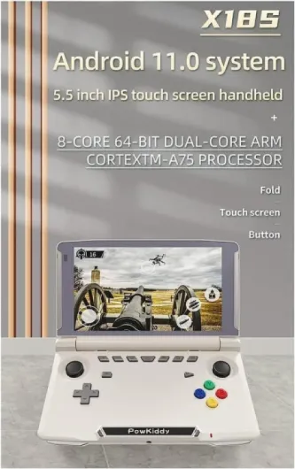 Handheld Arcade Game Console - Retro Portable Gaming Console with 64G Storage and 5.5-inch IPS Touch Screen for Classic Gaming