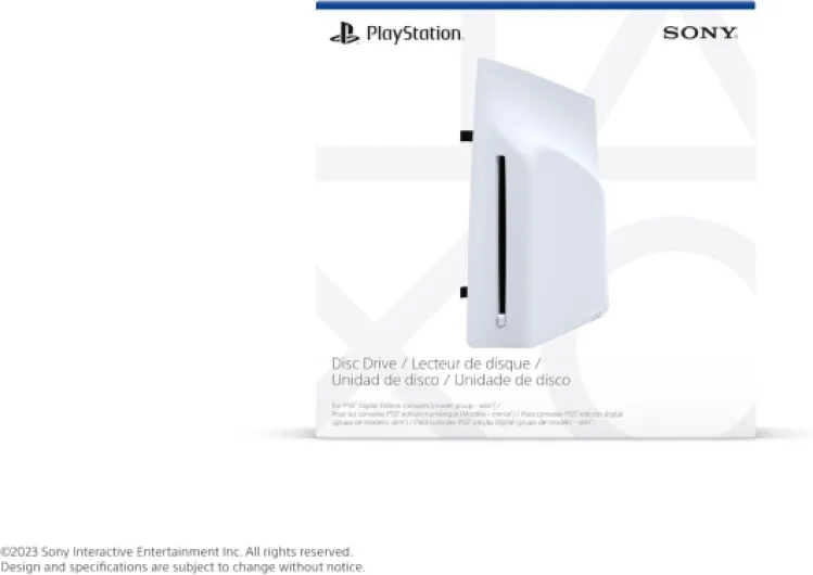 Disc Drive For PS5 Digital Edition Consoles (slim) PlayStation 5 Disc Drive